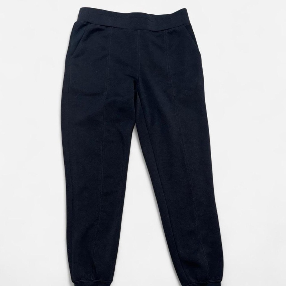 Cable & Gauge Black Jogger Sweatpants Minimal Lounge Athleisure
